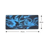 SPIN CART Large Gaming Mouse pad, Long XXL Extended Desk Table Mat Mousepad for Laptop PC Computer (Abstract Blue) - Image 4