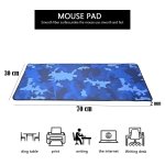 SPIN CART Long Gaming Mouse Pad, Large Big Desk Table Mat with Non- Slip Rubber Base Mousepad for Keyboard Laptop PC (Blue) - Image 2