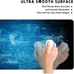 SPIN CART Large Gaming Mouse pad, Long XXL Extended Desk Table Mat Mousepad for Laptop PC Computer (Blue) - Image 3