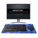 SPIN CART Long Gaming Mouse Pad, Large Big Desk Table Mat with Non- Slip Rubber Base Mousepad for Keyboard Laptop PC (Blue) - Image 7